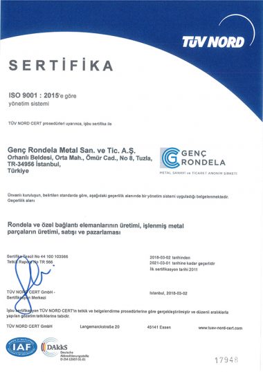 DIN EN ISO 9001:2015